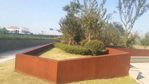 襄城耐候钢挡土墙